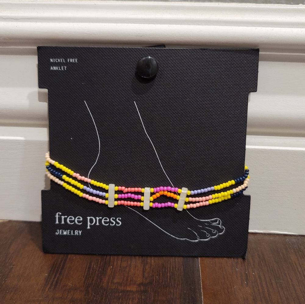 Free Press Anklet / Ankle Bracelet